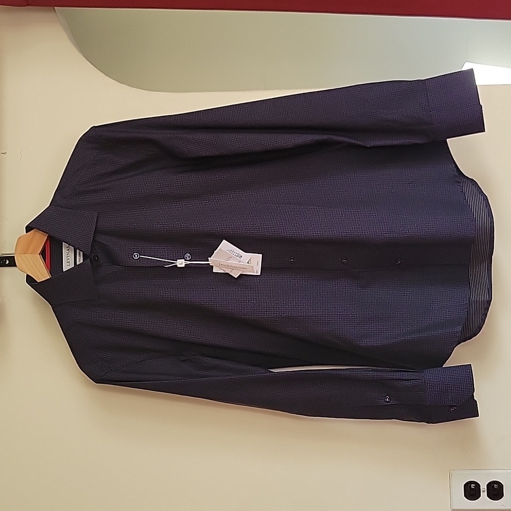 Levinas tailored shirt - M 15 - 15 1/15 35/35